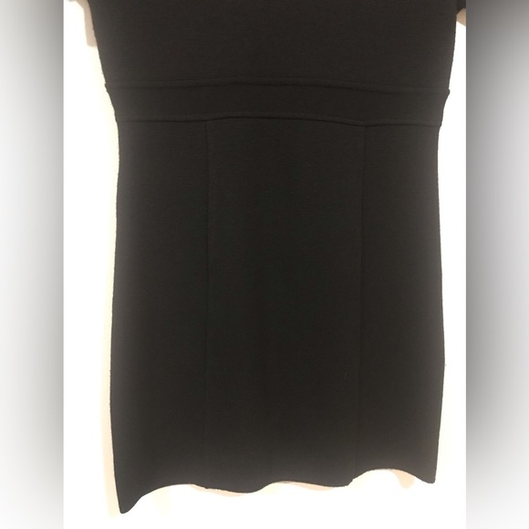 Ann Taylor Womes Classic Black Dress 100% Wool Size M Size M - Picture 3 of 7